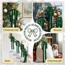 Artmag 12 Pcs Velvet Christmas Large Swag Bows 23.6x15.7 Inch Rustic Staircase Wreath Fireplace Vintage Bows for Christmas Tree Topper Holiday Indoor Outdoor Decor (Dark Green)