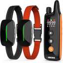 Dog Shock Collar with Remote - 4000Ft Dog Training Collar for Small Medium Large Dogs 10-120lbs, Waterproof Rechargeable E Collars for 2 Dogs with Beep Vibration (1-99) and Humane Shock (1-99) Modes