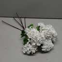 Real Touch Hydrangea Artificial Flowers 19” Tall Artificial Hydrangea Flowers Double-Headed Faux Hydrangeas, Cream Hydrangeas, Realistic Silk Hydrangea for Home Decor Weddings Arrangements-5 Branches