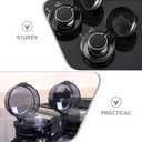 PartyKindom Stove Knob Safety Covers: 6pcs Press Gas Stove Knob Locks Child Proof Covers Gas Guards Protectors