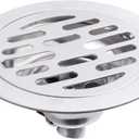 Yakamoz Sewer Odor Proof Floor Drain 4 Inch, Stainless Steel Anti-Odor Floor Drain Core Shower Drain Backflow Preventer Smell Stopper for Bathroom, Kitchen and Basement