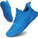 Mens Slip On Running Shoes Athletic Walking Trainers Lightweight Breathable Mesh Tennis Sneakers (8.5)