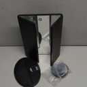 HUONUL Makeup Mirror, Vanity Mirror with Lights, 2X/3X/10X Magnification, Touch Control, Trifold, Dual Power Supply, Valentines Day Gifts for Her,Gifts for Women, Wife, Mom, Girls,Dorm Room Essentials (Black)