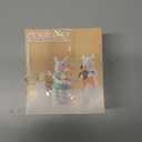 Current Easter Bunnies Figurines - Set of 2-7 1/4" Tall, Easter Holiday Table Top Décor