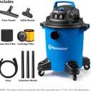 Vacmaster 5-Gallon* 3 Peak HP Wet/Dry Vacuum VOC507PF 0101