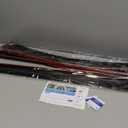 Black Outside Mount Window Rain Guards Compatible with 2019-2023 KIA Forte,Original,Durable Window Visor Deflectors