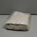 2PCS Canvas Storage Bag, 12OZ Thick Soft Breathable Closet Organizer for Beddings, Comforters, Pillows, Blankets, Clothes, 25.618.58.7inch, Beige