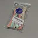 Toddler Forks and Spoons Utensils Set Baby Silverware Kids Forks and Spoons Set 6 Piece Natural Wheat Straw Material Self Feeding Training Cutlery for Baby Eating 12-48 Months Infant Dishwasher Safe