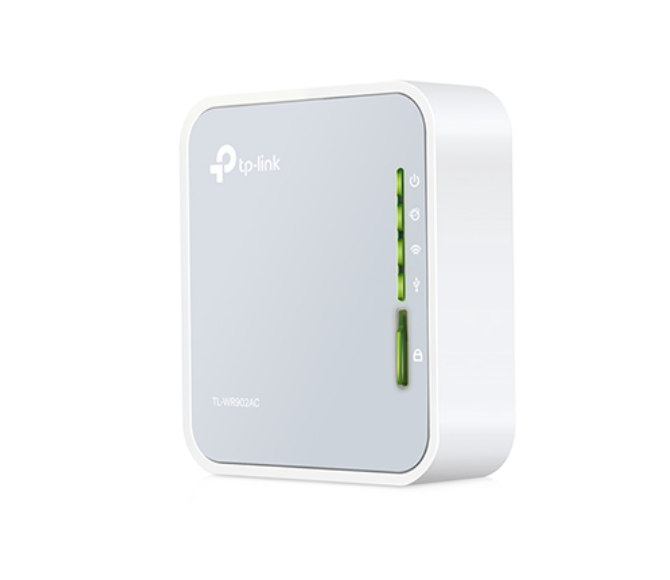 TP-Link AC750 Wireless Portable Nano Travel Router(TL-WR902AC) - Support Multiple Modes, WiFi Router/Hotspot/Bridge/Range Extender/Access Point/Client Modes, Dual Band WiFi, 1 USB 2.0 Port
