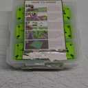Seed Starter Tray Reusable, 4 Pack Growing Trays with Drain Holes & 9 Flexible Pop-Out Cells Garden Supplies Indoor Plant Propagation Kit Microgreen Seed Starting Germination Tray
