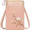 Women Sling Cross-Body Wallet with Mobile Cell Phone Holder, Crossbody Bags for Women Travel