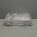 6 Pack Large Clear Plastic Drawer Organizer Trays, Acrylic Kitchen Drawer Organization and Storage Dividers, Non-Slip Storage Bins for Makeup, Kitchen Utensils, Bathroom, Jewelries and Office Desk