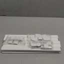 212.6in Cord Covers for 2-3 Wires on Wall, TV Cord Hider Wall, Paintable Cable Hider Raceway, Easier Set-up Wire Hider Wire Covers for Cords on Wall, Self-Adhesive Cable Cover, W0.95 H0.55in, White