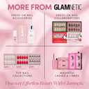 Glamnetic Press On Nails - Fiery Red | Opaque Bright Red Short Almond Fake Nails, Salon Quality | 15 Sizes - 30 Nail Kit with Glue