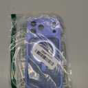 CANSHN 360 Spin Magnetic Stand for iPhone 17 Pro Max Case with Camera Control [Full Camera Protection] [Compatible with Magsafe] Translucent Matte Shockproof Protective Phone Cover - Ultramarine