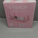 FUNBOY Kids Pink Castle Sleepover Travel Bed & Air Mattress. Perfect for Sleepovers. Includes Carrying Storage Bag, Twin