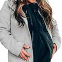 Make My Belly Fit Coat and Jacket Extender for Maternity and Babywearing, One Size
