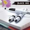 Custom Slim Curvy Ballpoint Pens Set, Personalized Bulk Pack - Black Ink, Retractable, Great for Office, School, Tradeshows - Black