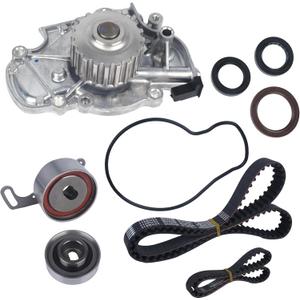 Autoround Timing Belt Kit with Water Pump [2.2L 2.3L L4] Fit for Honda Accord 1994-2002, Odyssey 1998, Acura CL 1997-1999, Isuzu Oasis 1998-1999, SOHC 16V Engine
