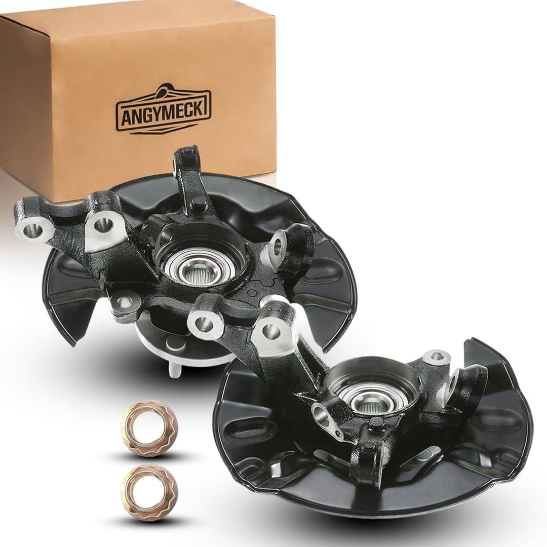 Front Driver & Passenger Side Wheel Bearing Hub Steering Knuckle Assembly For Toyota Corolla 2003-2008 Replace For 698-389 698-388 43502-32080 47781-12240 2PCS Front Driver & Passenger Side Wheel Bearing Hub Steering Knuckle Assembly For Toyota Corolla 2003-2008 Replace For 698-389 698-388 43502-32080 47781-12240 2PCS