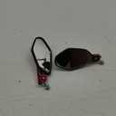 ESUPPORT Red Motorcycle Motorbike 8mm 10mm Rearview Side Mirror ATV Scooter Bike Flame Fire