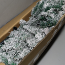 6 ft. White Unlit Light Type Flocked Classic Pencil Artificial Christmas Tree with 500 Tips