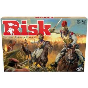 Risk Board Game, Strategy Games for 2-5 Players, Strategy Board Games for Teens, Adults, and Family, War Games, Ages 10 and Up
