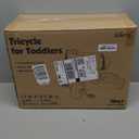 Liberry Toddler Tricycle Age 2 3 4 Years Old, Kids Trike with Bell, Back Basket and Removable Pedal, 3 Wheel Bike Riding Toy Gift for Girls, Purple