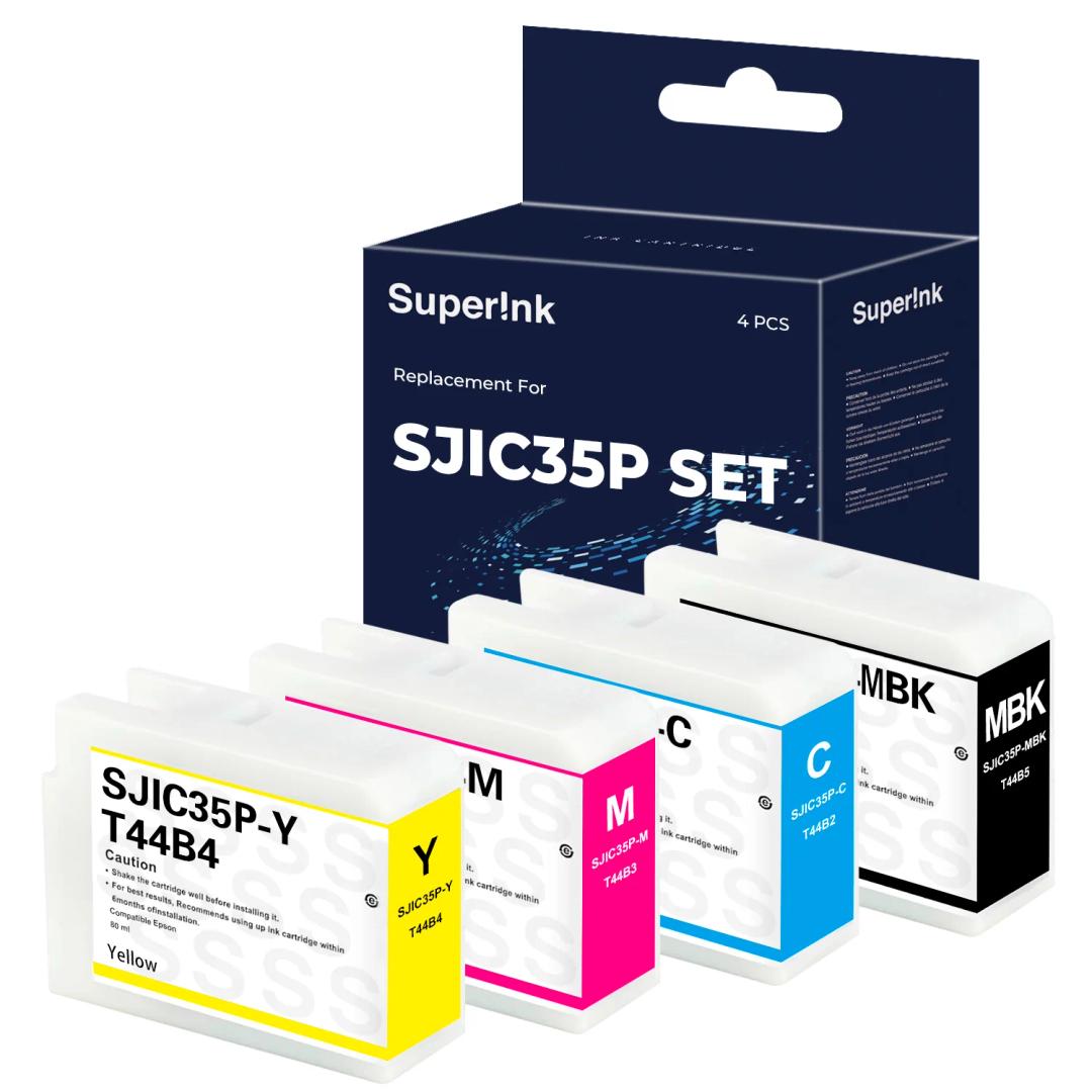 Compatible Epson SJIC35P Combo Ink Cartridge MBK/C/M/Y