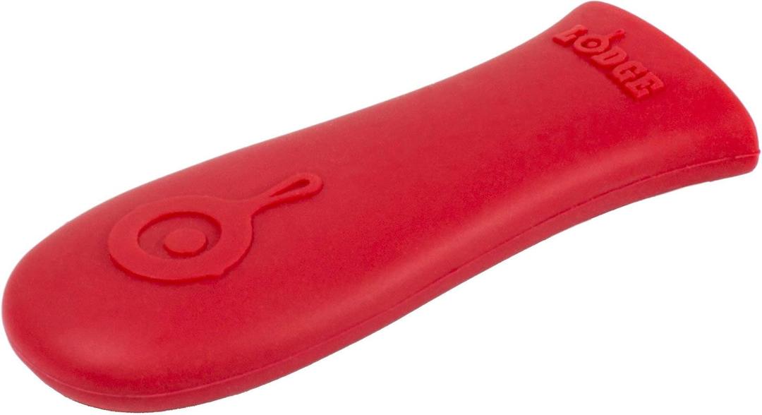 Lodge Silicone Hot Handle Holder - Dishwasher Safe Hot Handle Holder Designed for Lodge Cast Iron Skillets 9 Inches+ w/ Keyhole Handle - Reusable Heat Protection Up to 500 - Red (5.625" x 2") Lodge Silicone Hot Handle Holder - Dishwasher Safe Hot Handle Holder Designed for Lodge Cast Iron Skillets 9 Inches+ w/ Keyhole Handle - Reusable Heat Protection Up to 500 - Red (5.625" x 2")