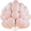 PartyWoo - Globos de látex, en color rosa claro, 50 unidades de 12 pulgadas, para decorar guirnaldas, fiestas, cumpleaños, bodas, fiesta de bienvenida del bebé