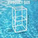 32" Pool Stools for Underwater PVC Material Removable Design Suitable for Inground Pools Patio Outdoor Poolside
