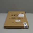 Bamboo Bed Tray for Breakfast with Folding Leg, Breakfast Trays for Eating, Bed, Sofa, Bed, Snacking or Working, Laptop Desk Snack Tray (White)