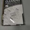 2 x ADHD Cleaning Planner, Cleaning Schedule and Checklist, Undated Daily and Weekly Household Cleaning Checklist Planner, Organize Your Home to Keep Neat and Stress-Free (Black)