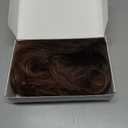 Eawwii Brown Highlight Short Wavy Wig for Women Lace Hairline Bob Style Synthetic Heat Resistant - Natural Appearance for Everyday Hairstyle 12 Inch