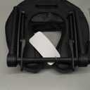 Massage Headrest for Bed Face Cradle, Adjustable Massage Attachment for Mattress, Portable Massage Head Rest for Mattress, Face Down Pillow After Eye Surgery (Black Cropped)