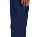 Cherokee Infinity Men Scrub Pants, 6 Pockets, Tapered Leg with Zip Fly Front and Inside Functional Drawstring Cargo - CK200A (Blue, XL)