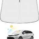 Windshield Sun Shade for Toyota Sienna 2021-2025 2026 Accessories Thicken 6-Layer Front Window Sunshade Cover Sun Visor Protector Foldable Block UV Rays Keep Vehicle Cool
