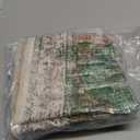 BESTSWEETIE 2x3 Area Rug Washable Rugs for Living Room, No Pile Boho Carpet for Entryway Bedroom Dinning Room, Vintage Carpet Print Distressed Non-Slip, 2 x 3 ft, Green Brick Rust Red