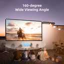 Projector Screen Outdoor Portable Movie: 120 inch Foldable Projection Screen with Stand Legs and Carry Bag for Camping Party
