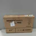 Amazon Basics 27 in IPS Monitor, Full HD 1080P, 75 Hz, Adjustable Stand, HDMI, Display Port, VGA Input, Built-in Speakers, VESA Compatible, Black