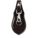 Hi High Gloss Police Duty Belt Keyring Key Ring Holder with Nickel Snap and Flap