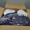 AAAAAcessories Outdoor Deep Seat Cushions, Foam Pillow, Waterproof, Fade-Resistant Patio Furniture Replacement Cushions, 24" x 24" x 5", Set of 2, Navy Blue