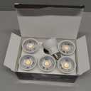 6 Pack PAR16 LED Bulb Long Neck 7W 75W Equivalent 500 Lumens E26 3000K Warm White Dimmable Bright LED Track Lighting Bulbs, Mini, Flood Light PAR16 LED Spotlight