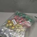 Boao 96 Pcs Christmas Mini Balls Ornaments Miniature Xmas Tree Ornaments Multicolour Shiny Small Hanging Decorations for Christmas Holiday Party Decor(1.57 Inch,Red, Gold, Silver, Green Balls)