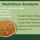 10lb Dried Black Soldier Fly Larvae Pure Natural, High Protein & Calcium Chicken Feed, Cost-Effective and Premium Quality
