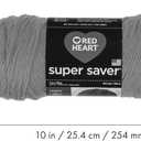 Red Heart Super Saver Soft White Yarn - 3 Pack of 198g/7oz - Acrylic - 4 Medium (Worsted) - 364 Yards - Knitting/Crochet