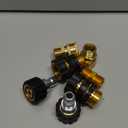 WOJET Pressure Washer Adapter Set, Quick Disconnect Kit, M22 Swivel to 3/8'' Quick Connect, 3/4" to Quick Release, M22 to M22 Convert