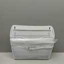 3 Single Pocket Wall File Holder, Mesh Hanging File Folder Paper Organizer, Vertical Wall Mounted Mail Basket, Storage Organization Magazine Rack for Office, Home and School, White