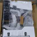 Exercise Bike, Magnetic Resistance Stationary Bikes for Home with App Compatible, Silent Indoor Cycling Bike with 350lbs Weight Capacity Comfortable Seat, Digital Monitor & Phone Mount (Grey Orange)